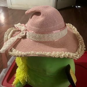 Pastel Pink Witchy Hat